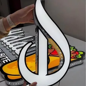 Custom 3d Led Light-up Letters Waterproof 304 Stainless Steel Electronic Sign Side-perforated Design thumbnail-4