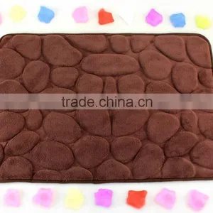New Stone Design Coral Velvet Memory Foam Anti Slip Carpet/rug/mat for Bathroom thumbnail-1