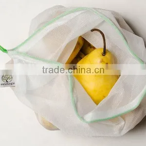 Set of 5 Reusable Produce Drawstring Shopping Bags thumbnail-6