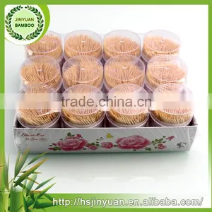 China Manufacturer Wholesale Bamboo Tooth Pick / Eco-Friendly Woodtoothpicks With Container thumbnail-3
