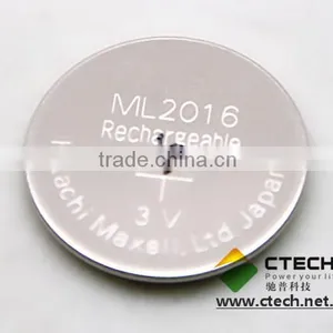Rechargeable Button Cell ML2016 thumbnail-1