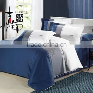Luxury Hotel 100% Cotton Embroidery Full Size Hotel Bedding Sets thumbnail-3