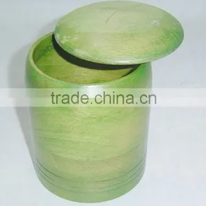 Color Steam Beach Wood Decorative Jar WD-0046 thumbnail-1