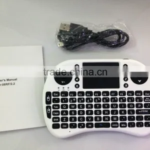 New Mini Wireless Keyboard 2.4G With Touchpad Handheld Gaming Keyboard for PC Android TV Black New Promotion thumbnail-3