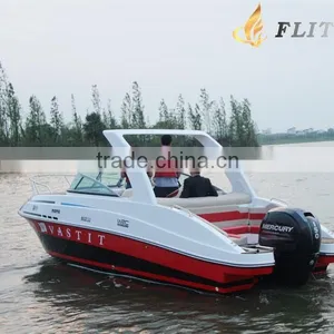Flit Factory Price Luxury Fishing Yacht Work Boat Half Cabin thumbnail-4