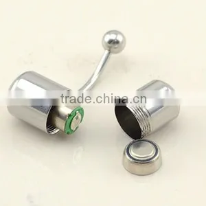 Stainless Steel Wholesale Capsule Belly Button Rings Vibrating Body Jewelry thumbnail-3