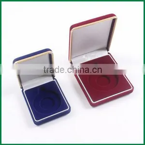 Stock Red,blue,black,green Flocking Velvet Badge,medal,coin Box Wholesale thumbnail-2
