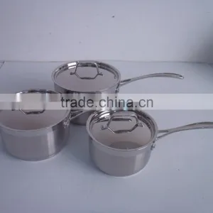 Home Essential 18/8 Stainless Steel Saucepan for Promotion Suitable for Wholesale/Retailer thumbnail-1