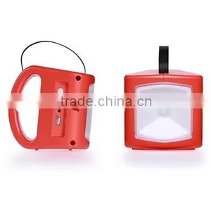 Solar LED Lantern With USB and Solar Panel for Camping Lamp thumbnail-4