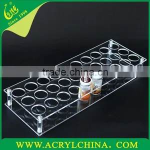 2015 Custom Acrylic Display Stand/clear Acrylic Cosmetic Storage Racks/PMMA Desktop Lipstick Storage Box thumbnail-1