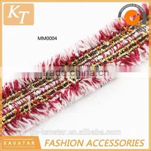 Korean Style Mix Color Fringe Trim With Cheapest Price thumbnail-1