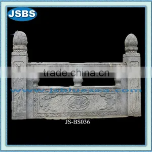 Outdoor Natural Marble Round Baluster thumbnail-1