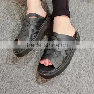 Handmade Knitted Slippers Socks With Leather Sole Online Wholesale Shop Slippers thumbnail-2