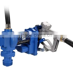 Portable Oil Transfer Unit Fuel Transfer Pump Unit With Mechanical Flow Meter Nozzle thumbnail-2