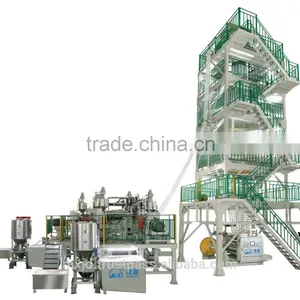 New 3-5 Layer Heat Shrink Film Blowing Machine thumbnail-1