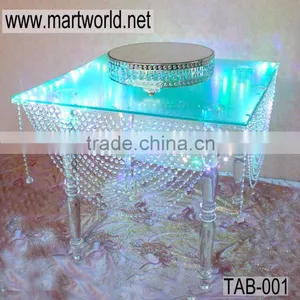 Acrylic Table With LED Light,crystal Acrylic Table for Wedding Cake Stands,acrylic Wedding Table Decoration (TAB-001) Quality Choice thumbnail-3