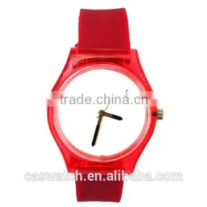 Plastic Kids Popular Watches Blank Face Red Kid Watch thumbnail-1