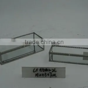 Decorative Rectangle Storage Glass Box With 2 Size thumbnail-1
