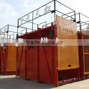 SS100 /100 Material Hoist/Construction Lifter/Material Cargo Lift From China Factory thumbnail-6