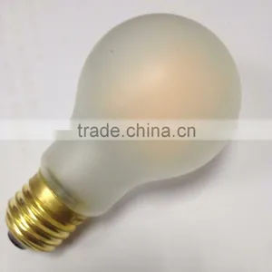 2015 NEW Led Bulb Lights Silicon Glass Frosted Cover Filament Bulbs Lighting Brass Base CE Warm White 2200K 2700K for USA thumbnail-2