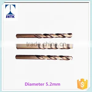 Prfessional Quality HSS M35 Cobalt Drill Fully Ground Twist Drill Bit,Dia 5.2mm, Drill Bit thumbnail-1