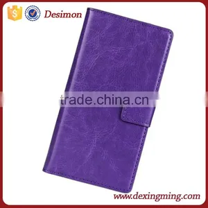 Crazy Horse Custom LOGO Cheap Price for Xiaomi Redmi Note Leather Case thumbnail-4