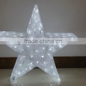 The Most Compeitive Price 3D Star Sculpture Motif Christmas Lights thumbnail-1