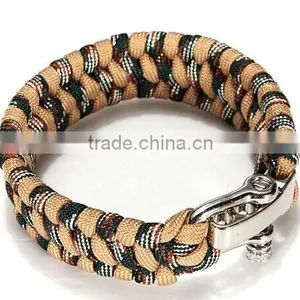 2016 Hot Custom Paracord Fashion Bracelet With Ouch and Compass thumbnail-6