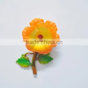 5 Inch Plastic Morning Glory Wedding Decoration Artificial Flower Freezer Magnet thumbnail-4