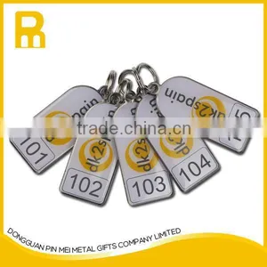 High Quality Stainless Steel Room Number Key Tag Made in China thumbnail-4