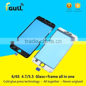 Best Quality Cold Press Glue Frame + Outer Glass Touch Screen Assembly For IPhone 6S Plus Repair Part thumbnail-1