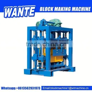 QT40-2 Low Price Concrete Block Machine,manual Electric Block Making Machine Eco Brick Machine thumbnail-2