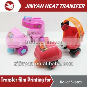 Wonerful Pretty Cartoon Roller Skates Pre Printed Heat Transfer Film thumbnail-1
