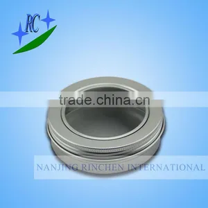 High Quality Aluminum Jar With Sliver Window thumbnail-1