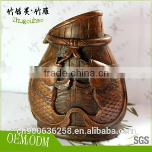 Hand Carved Craft by Natural Bamboo Root thumbnail-1