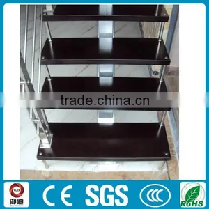 Prefab Solid Wood Indoor Straight Stair for Project--YUDI thumbnail-4