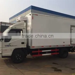 3ton JMC Refrigerated Truck With Hydraulic Lifting for Sale thumbnail-4