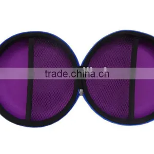 Custom Fashionable Round-shape Eva Earphone Case thumbnail-2