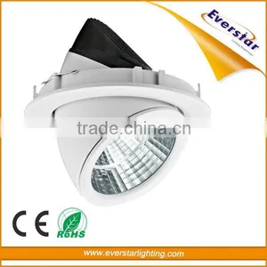 220V 24degree Indoor IP44 20W COB Aliminium CE RoHS Downlight Fixture thumbnail-1