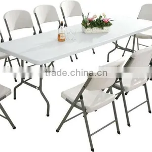 Cheap Plastic Folding Office Table and Chairs thumbnail-1