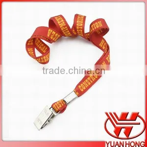 Custom Making Cheaper Sublimation Printing Lanyard With Bull Dog Clip thumbnail-1