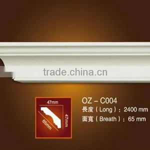 PU Plain Corner Moulding /classic Home Decoration Ceiling Decor Salon Club thumbnail-1