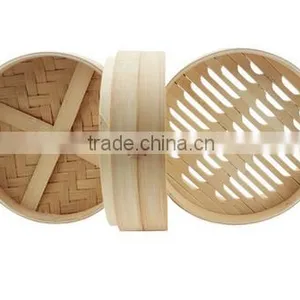Handmade Bamboo Cookware Vegetable Food Steamer Set thumbnail-4