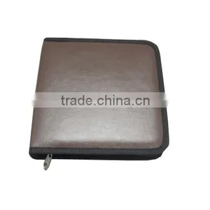 Handmade cd Carrying Case,leather Cover,zipper thumbnail-5