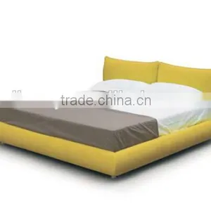 French Style Leather Fabric Double Bed (A-B42) thumbnail-3