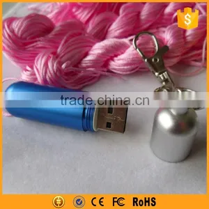 Metal Mini Pill Shape Usb Flash Drive With Custom Logo thumbnail-1
