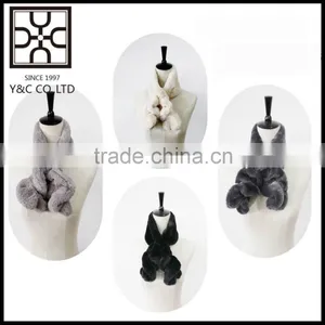 New Design White Fake Fur Snood thumbnail-2