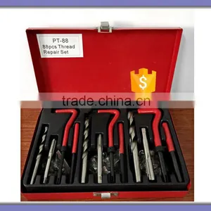 88pc Professional Thread Repair Rethread Kit Restoring Damaged Threads M5 M6 M8 thumbnail-1