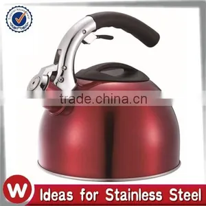 Stainless Steel Whistling Kettle With Coating thumbnail-1