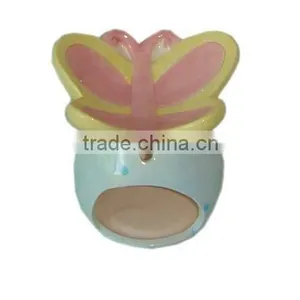 Manufacture Handcrafted Butterfly Pot Blue Ceramic Oil Burner Quality Choice thumbnail-1
